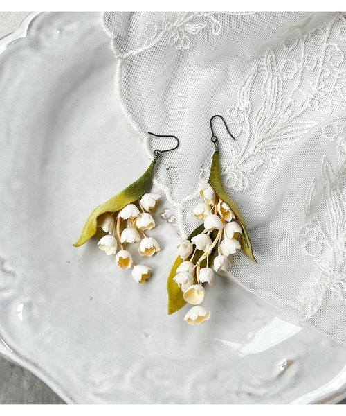 m.soeur（エムスール） ピアス スズランの両耳ピアス レディース