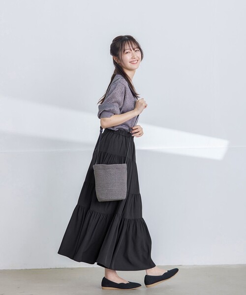 Tiaclasse スカート ティアードフレアスカート : ZOZOTOWN Yahoo!店