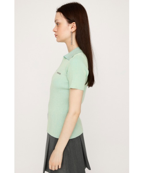 トップス koh SLY ニット セーター DUAL COLOR FRONT ZIP KNIT TOPS デュアル