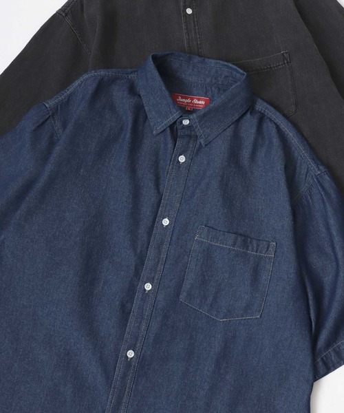 Lazar シャツ Oversize Denim S/S Shirt/オーバーサイズ デニム