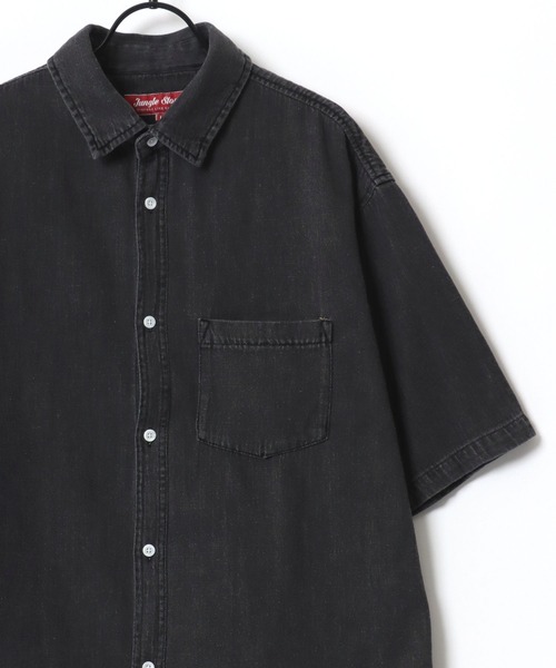Lazar シャツ Oversize Denim S/S Shirt/オーバーサイズ デニム