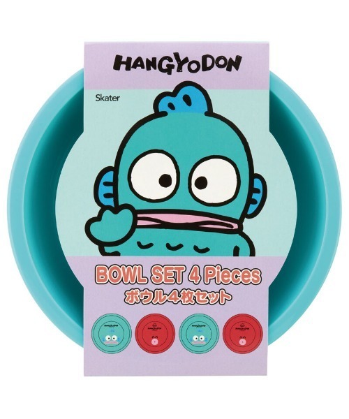 sanrio（サンリオ） 食器 (SK)「sanrio」「4枚セット」プラスチック