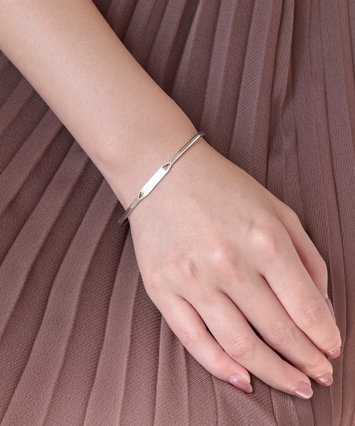 JUPITER バングル 「SV925」プレートシルバーバングル レディース