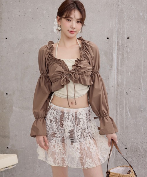 TeddyShop（テディショップ） 水着 レディース水着 長袖フリルリボン