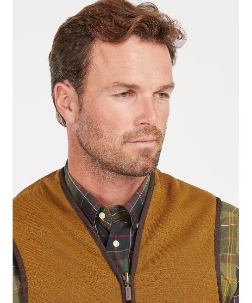 Barbour（バブアー） ベスト ジレ フロントジップ ファー ライナー