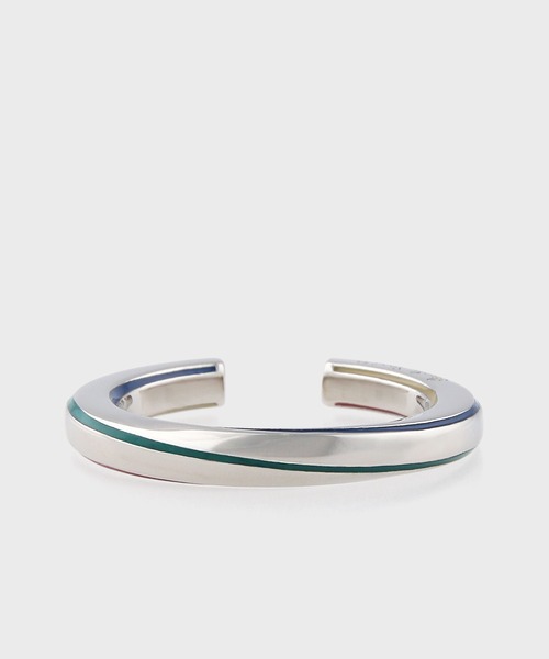 【Paul Smith】オープンリング Multi Hallmark シルバー Double Ring Motif