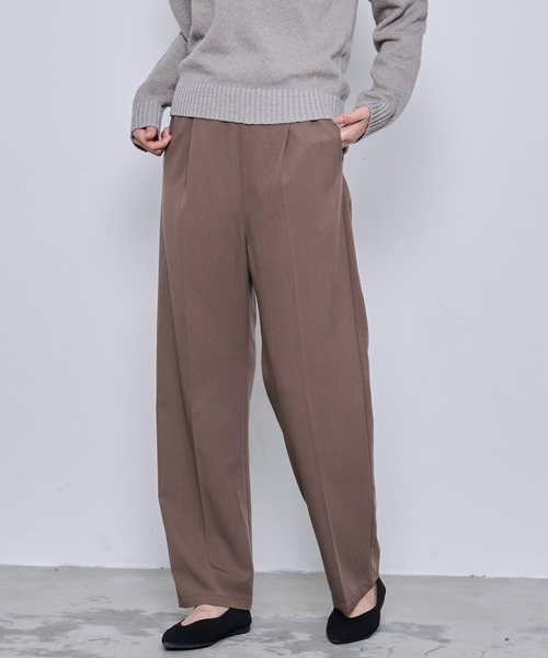 新品　アーノルドパーマーレディースパンツ Arnold Palmer パンツ ツイル タックパンツ レディース