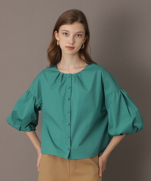 ドレステリア DRESSTERIOR 2WAYバルーンスリーブブラウス シャツ 半袖 プルオーバー 36 黒 ブラック 085-88017 /HN レディース 楽天市場】【2WAY】バルーンスリーブブラウス／ドレステリア