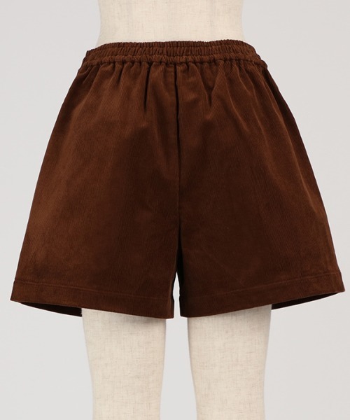 1chaku. パンツ ウエストゴムショートパンツ レディース