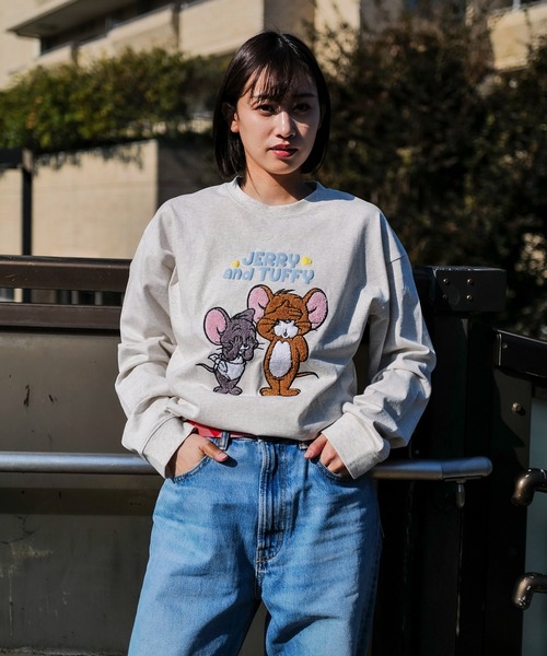 Dolce&Gabbana トムとジェリー ロンT トムとジェリー」ロングTシャツ(M グリーン): トップス｜Right