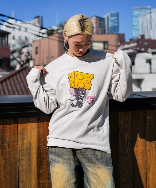 Dolce&Gabbana トムとジェリー ロンT トムとジェリー」ロングTシャツ(M グリーン): トップス｜Right