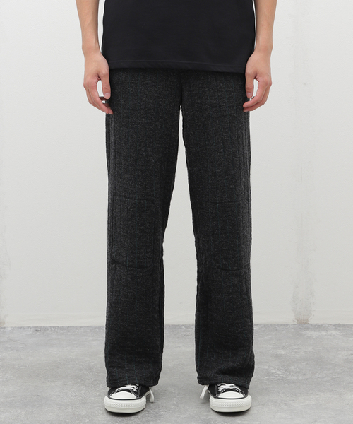 MATSUFUJI（マツフジ） パンツ 「MATSUFUJI / マツフジ」STRIPED QUILT