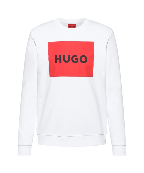 HUGO トレーナー スウェット HUGOロゴディテール コットンテリー 