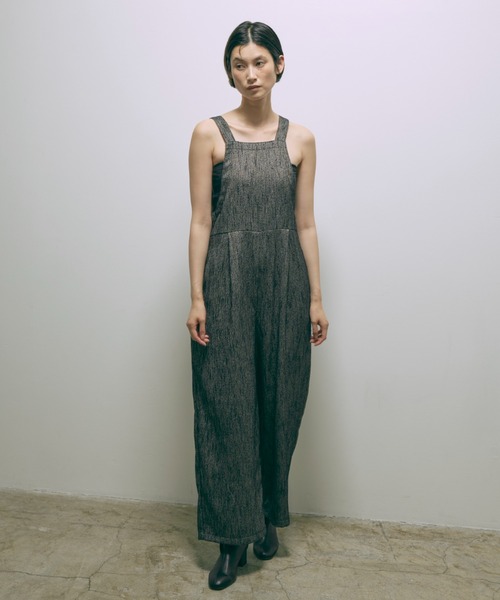 ワンピース Lumignon Waffle tweed combinaison EN NEUME ワンピース Classic Tweed Combinaison / クラシックツイード