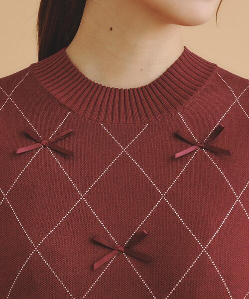 index（インデックス） ニット セーター ダイヤリボンシアー