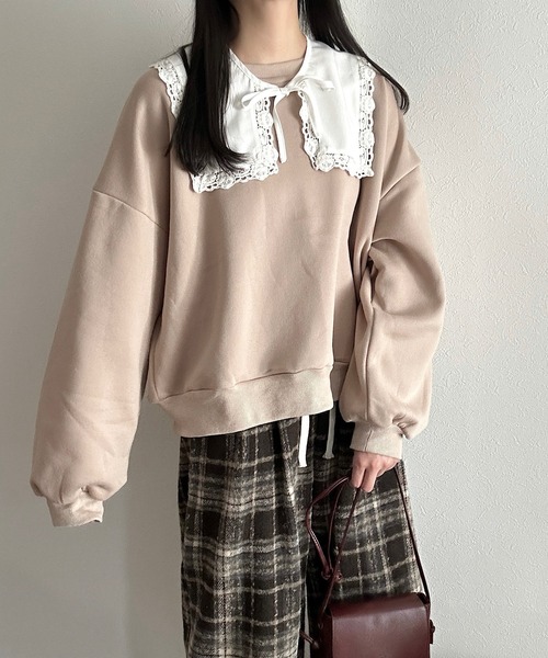 Cham. トレーナー スウェット ゆるだぼロゴスウェット