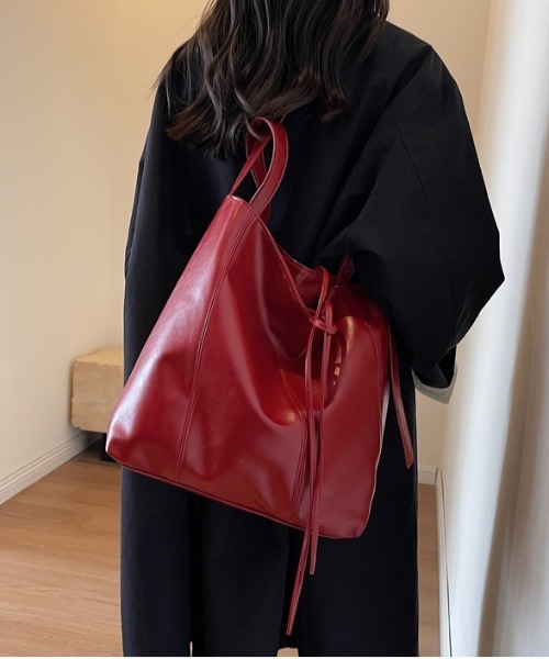 FREE STYLISTS ショルダーバッグ バッグ リボン A4 トートバッグ