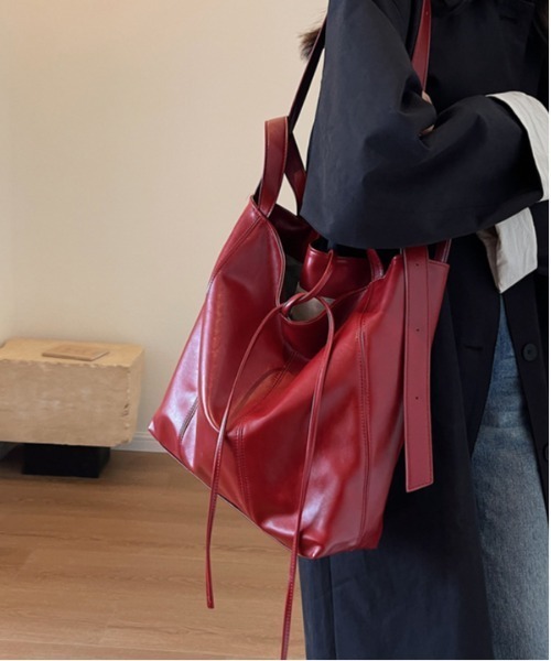 FREE STYLISTS ショルダーバッグ バッグ リボン A4 トートバッグ