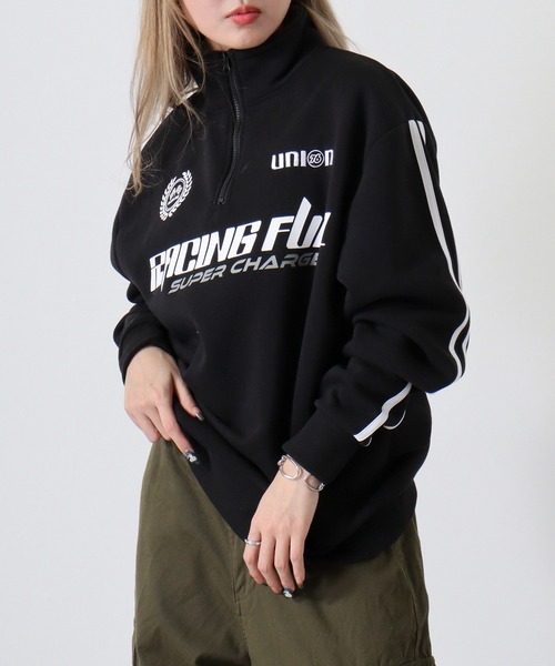 トレーナー スウェット WS select 76Lubricants ストレッチ裏起毛