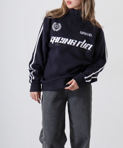 トレーナー スウェット WS select 76Lubricants ストレッチ裏起毛