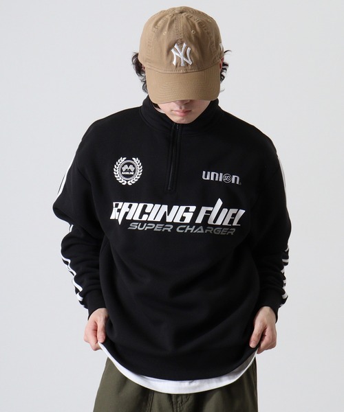 トレーナー スウェット WS select 76Lubricants ストレッチ裏起毛