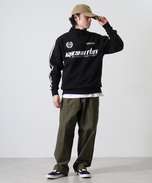 トレーナー スウェット WS select 76Lubricants ストレッチ裏起毛