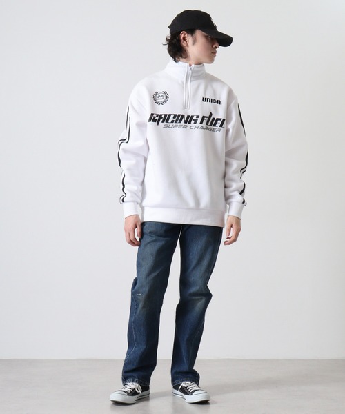 トレーナー スウェット WS select 76Lubricants ストレッチ裏起毛