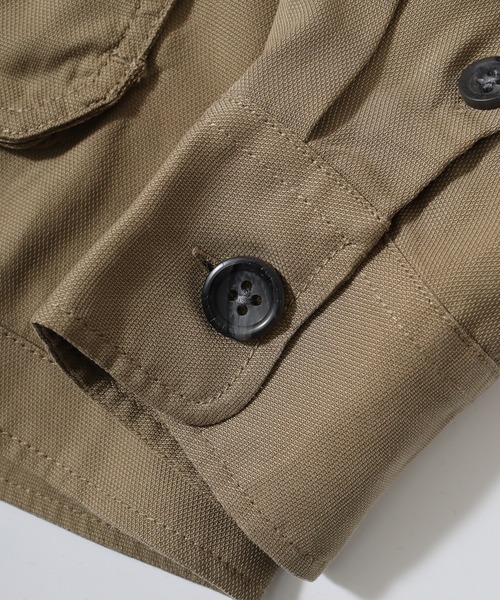 【カーキ(G1ED)】GUESS ジャケット (M)Fluid Safari Shacket ゲス GUESS Fluid Safari Shacket （G1ED） ジャケット/アウター
