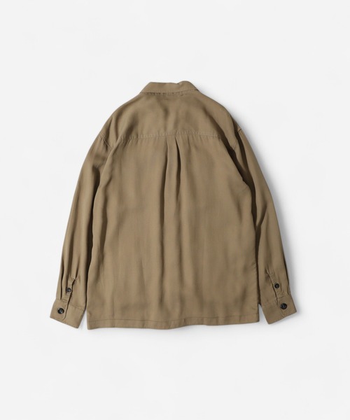 GUESS（ゲス） シャツ GUESS LS FLUID SAFARI SHACKET ジャケット