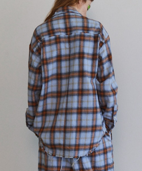 MAISON SPECIAL ブラウス シャツ Checkered Shirt/チェック