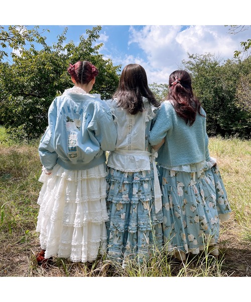 PINK HOUSE ワンピース ホワイトローズプリントワンピース