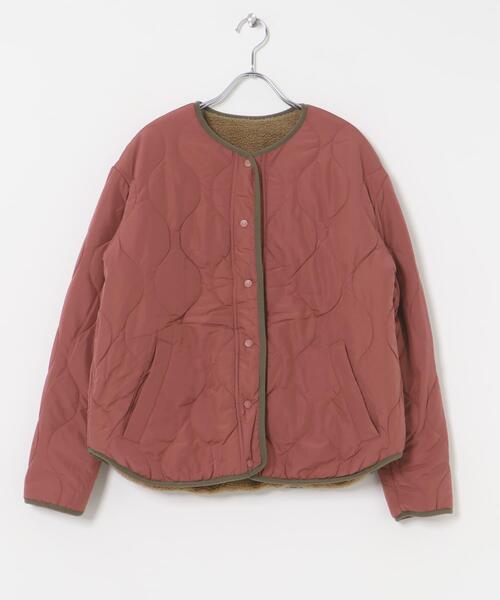 AIGLE（エーグル） ジャケット ノーカラージャケット リバーシブル