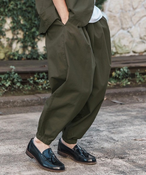 CAMBIO（カンビオ） パンツ mp13203-Bio Wash Ripstop Balloon Pants