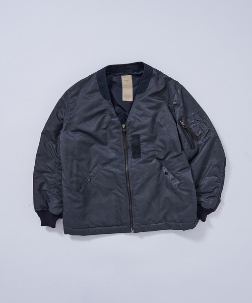 ma1 ma-1 OVERSIZED COLLARLESS MILITARY BLOUSON メンズ レディースの画像
