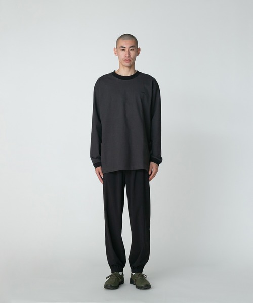 snow peak（スノーピーク） tシャツ Heavy Cotton Border Long Sleeve