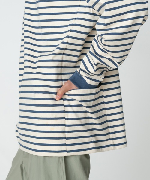 snow peak（スノーピーク） tシャツ Heavy Cotton Border Long Sleeve