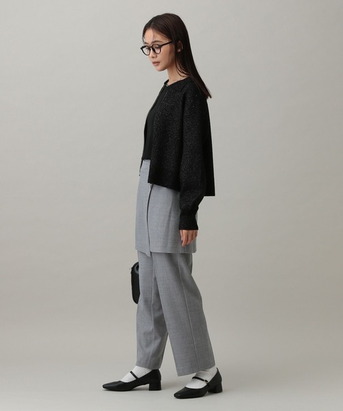 ニット セーター MATINEE LINE/ブークレニットZIPカーディガン/288741