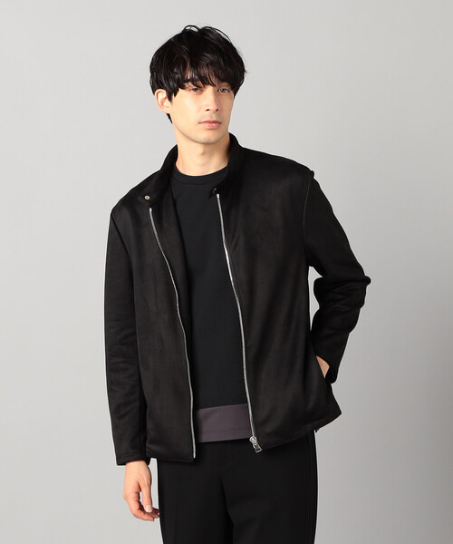 新品未使用 COMME CA MEN コムサメン ラムレザーシングルライダース COMME CA MEN（コムサメン） 革ジャン ライダース シングルライダース