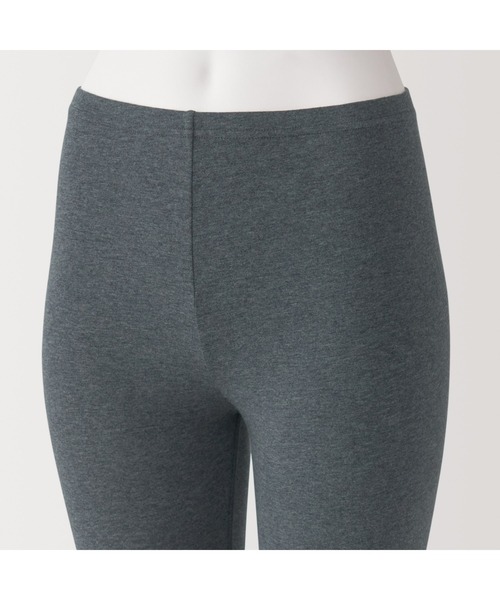 無印良品（MUJI） レギンス スパッツ 婦人 ストレッチ天竺編み