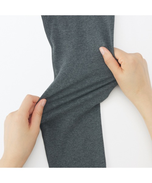 無印良品（MUJI） レギンス スパッツ 婦人 ストレッチ天竺編み