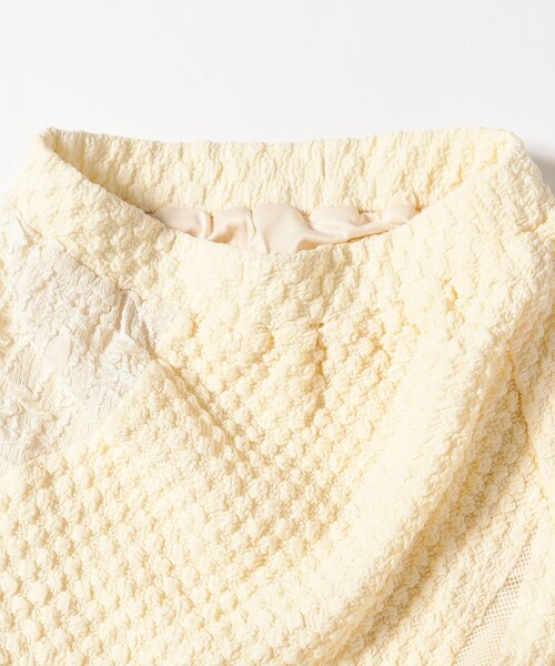 Ray BEAMS / ジャガード メッシュ キリカエ スカート Ray BEAMS（レイ ビームス）ジャカード メッシュ キリカエ