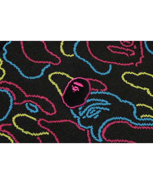 A BATHING APE ジャージ NEON CAMO JACQUARD TRACK JACKET