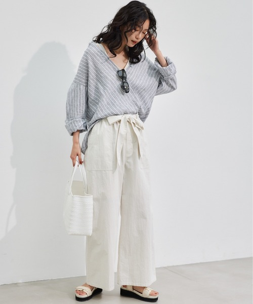 Mazell ホワイト サンダル サンダル Mazell / 厚底ベルクロサンダル 「「ネルソンさん