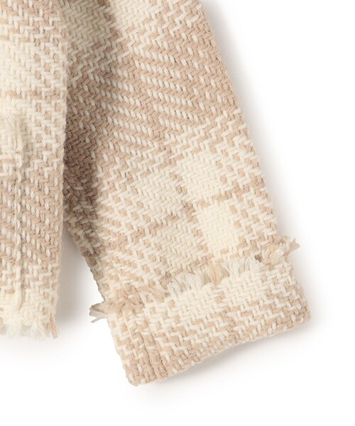 「John branigan」 ノーカラージャケット ONE SIZE オフホワイト レディース_画像8