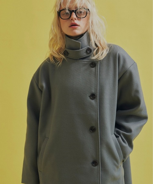 「Aunt Marie's」 コート FREE アイボリー レディース_画像2