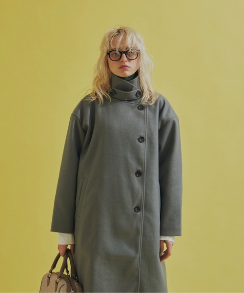 「Aunt Marie's」 コート FREE アイボリー レディース_画像5