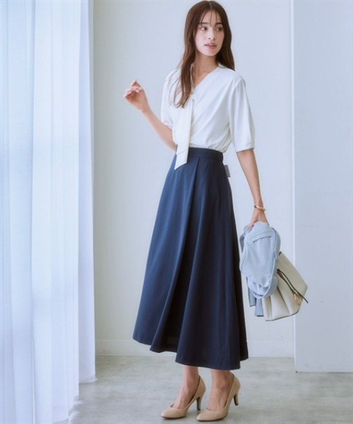 7days Life Styling tシャツ 半袖 ブラウス見え シルケットポンチ