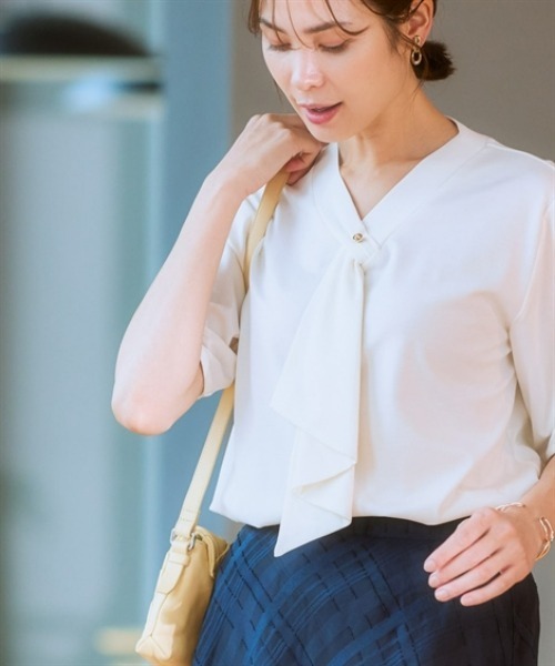 7days Life Styling tシャツ 半袖 ブラウス見え シルケットポンチ
