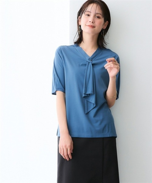7days Life Styling tシャツ 半袖 ブラウス見え シルケットポンチ