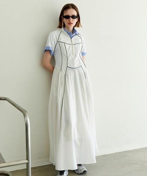 MAISON SPECIAL(メゾンスペシャル)シャツ/ワンピース MAISON SPECIAL（メゾンスペシャル） シャツワンピース Hand Stitch
